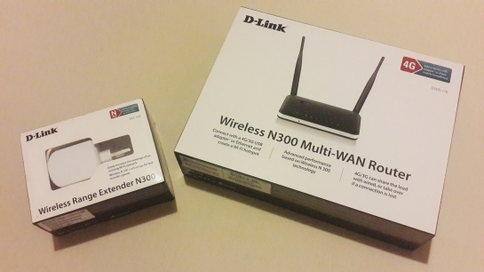 Router & Range Extender D-Link DWR-116 dan DAP-1320